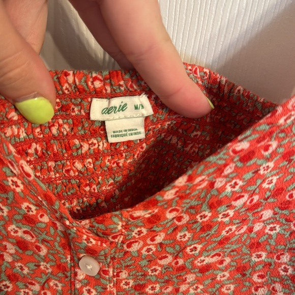 Red Floral Mini Sundress - Picture 2 of 3